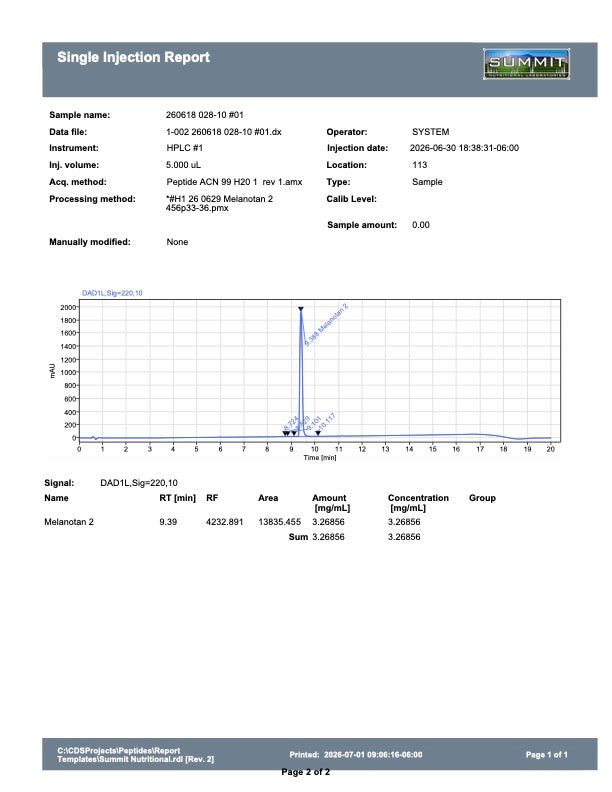 MELANOTAN-2 10MG